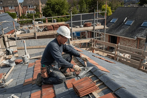 Rénovation complète de toiture en tuiles et ardoises à Sablé-sur-Sarthe